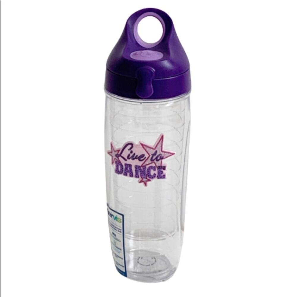 Tervis Tumbler Live To Dance Patch 20 Oz Insulated Water Bottle NEW